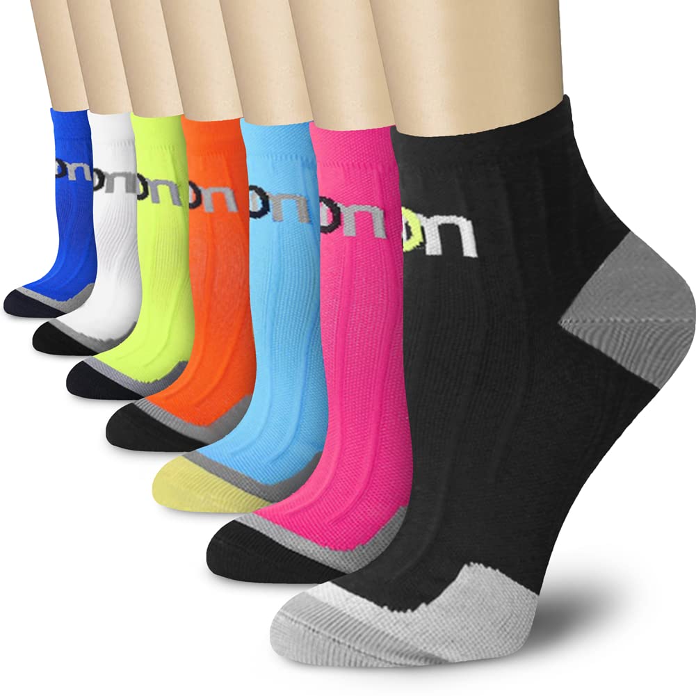Compression Socks for Women & Men Circulation 15-20 mmHg is Best for Athletic Running Cycling Nurse Daily Wear
