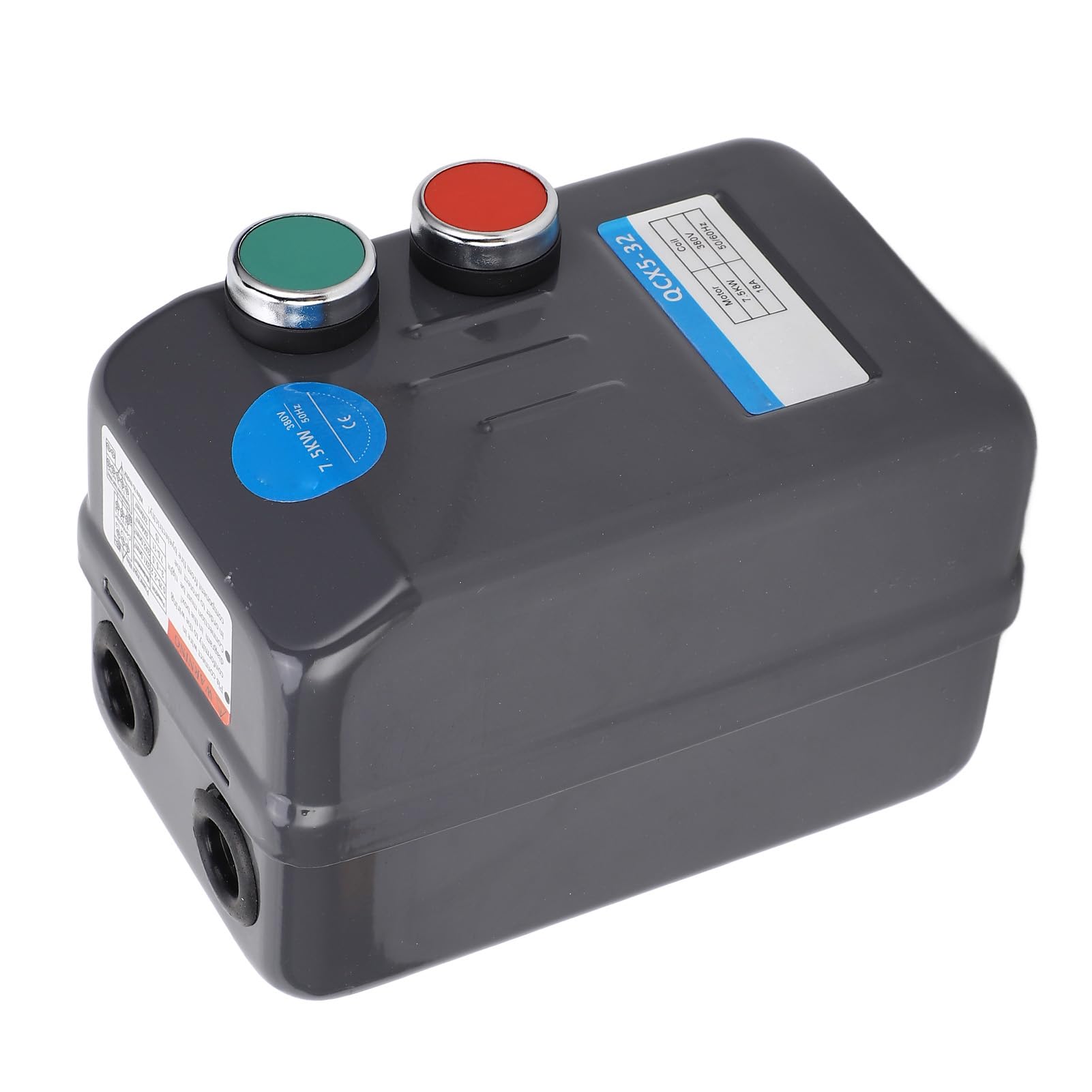 Hidyliu Control Magnético del Motor de Arranque, Duradero, 7,5 KW, Trifásico, 380 V, Nominal 14-22 A, para Uso Global en Compresores de Aire