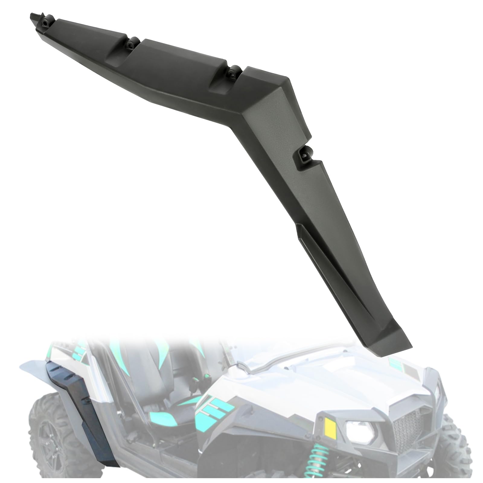 KUAFU Fender Flare Compatible with 2009-2014 Polaris RZR 800 2017 Polaris RZR 570 S Fender Splash Mud Guard Replacement for 5437662-070 Rear Right