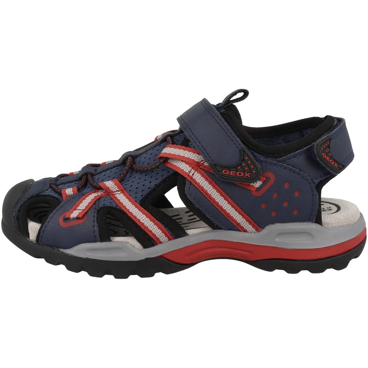 Geox J Borealis Boy Sandal, Avio Red, 7.5 UK Child