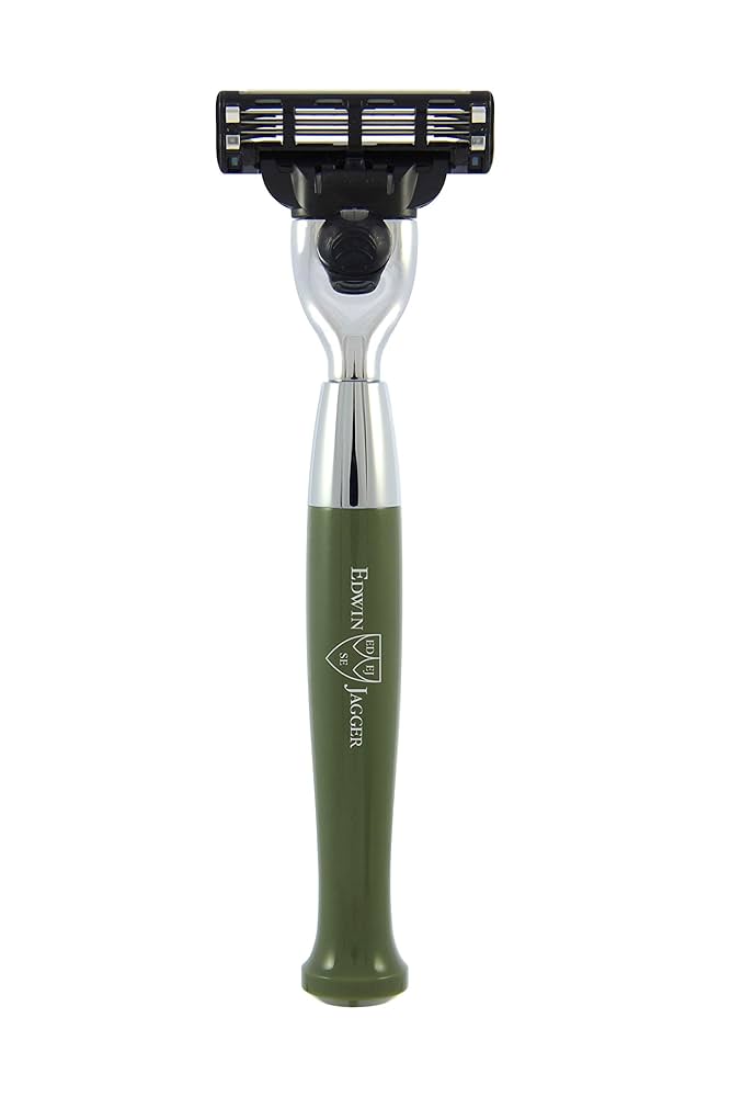 エドウィンジャガー ジレット3枚刃用クラシック レイザー ホルダー レザー Amazon.co.jp: Edwin Jagger Diffusionシリーズ ジレット Mach3