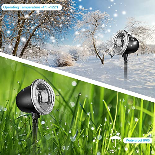 Star Projector, Elec3 Christmas Projector Light Outdoor, Holiday Light Projector With Remote Control And 5 Modes Waterproof Indoor Outdoor Landscape Lights For Bedroom Xmas Holiday Night Party Decor #TOP2
