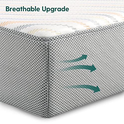 BABELIO Biobased Crib and Toddler Mattress Dual-Sided, CertiPUR-US, Removable Waterproof and Machine-Washable Cover, 52"x27.5"x5"