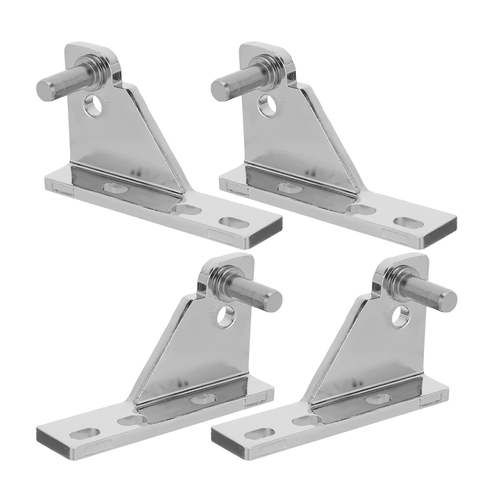4pcs Thickened Zinc Alloy Refrigerator Door Hinge, Spring Automatic Pivot Hinges for Commercial Kitchen Fridge Cabinet Hardware