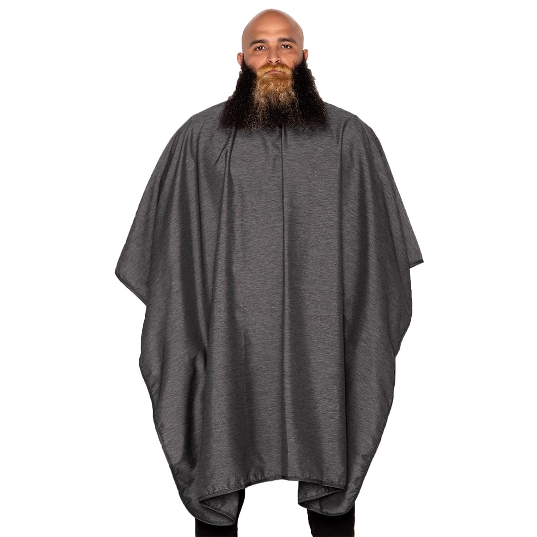 Barber Strong The Barber Cape Haircut Cover for Men, Hair Repelling and Static-Reducing Material, Water Resistant Fabric