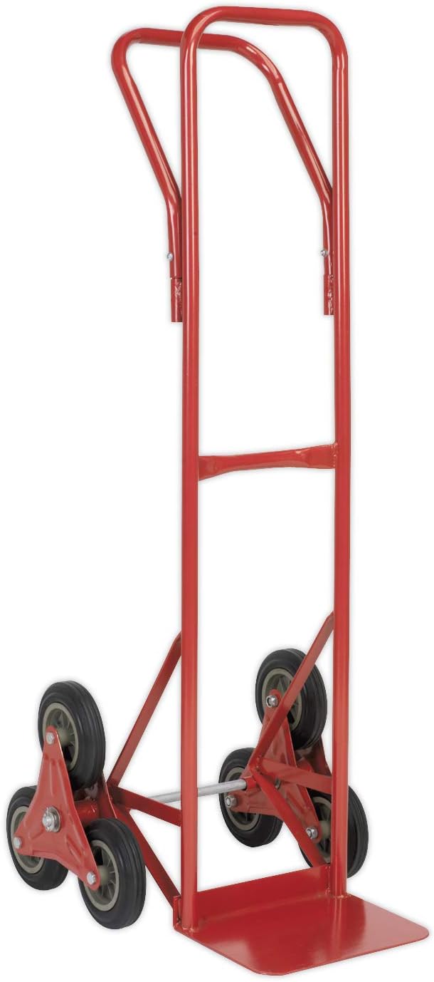 Sealey CST985 Stair Climbing Sack Truck, 150kg Capacity, Red