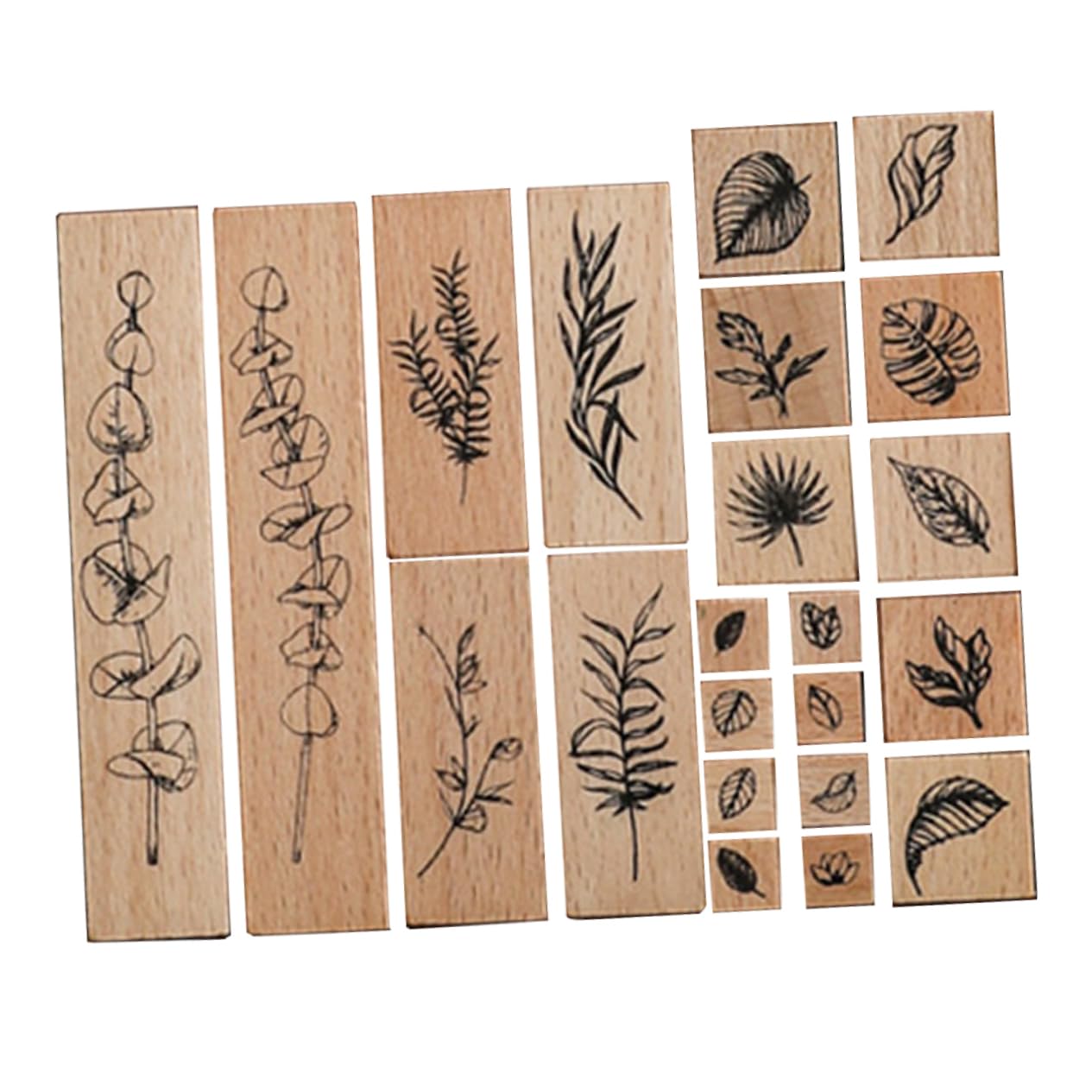 Homoyoyo 5 Ensembles Scrapbooking de Floraux Décoratifs Motifs de Plantes Matériau Robuste pour Bricolage Artisanales