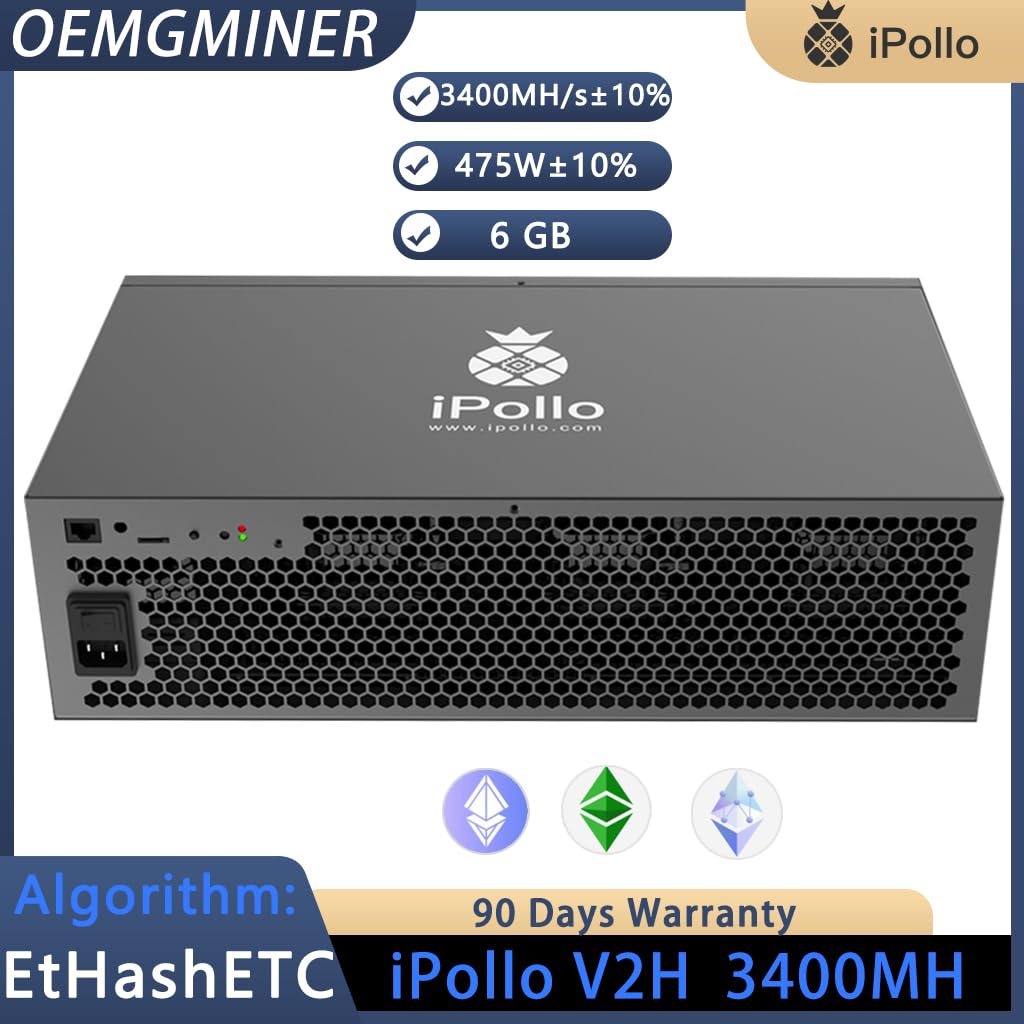 Amazon | 新しいiPollo V2H ハイドロマイナー 3400MH/s 475W ETC イーサリアム クラシック ETHW ETHF  ZIL オクタ HYD 水冷スーパー付き オリジナルPSUとコード 静音ホームマイニング OEMGMINER(iPollo V2H 3400M) |  OEMGMINER | 電源ユニット 通販