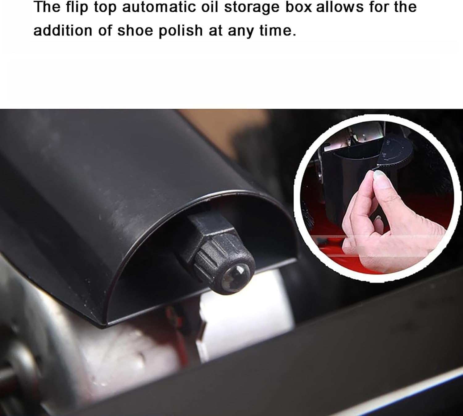 Kit lucidascarpe Elettrico con sensore Automatico - Spazzola elettrica per Scarpe per Pulire, lucidare e lucidare Le Scarpe - Pulitore per Polvere lucidante per Scarpe, B,B