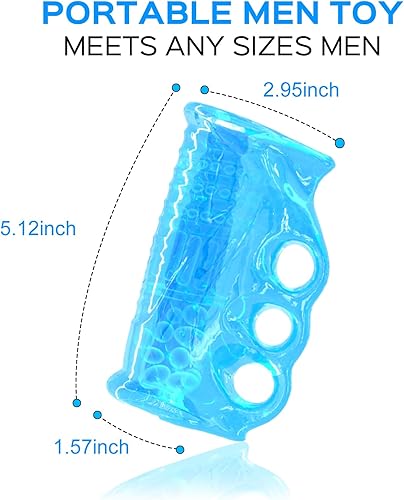Miniatura 5 de Masturbador masculino de bolsillo, vagina de bolsillo, juguetes sexuales para adultos, manual portátil, transparente, herramienta de entrenamiento