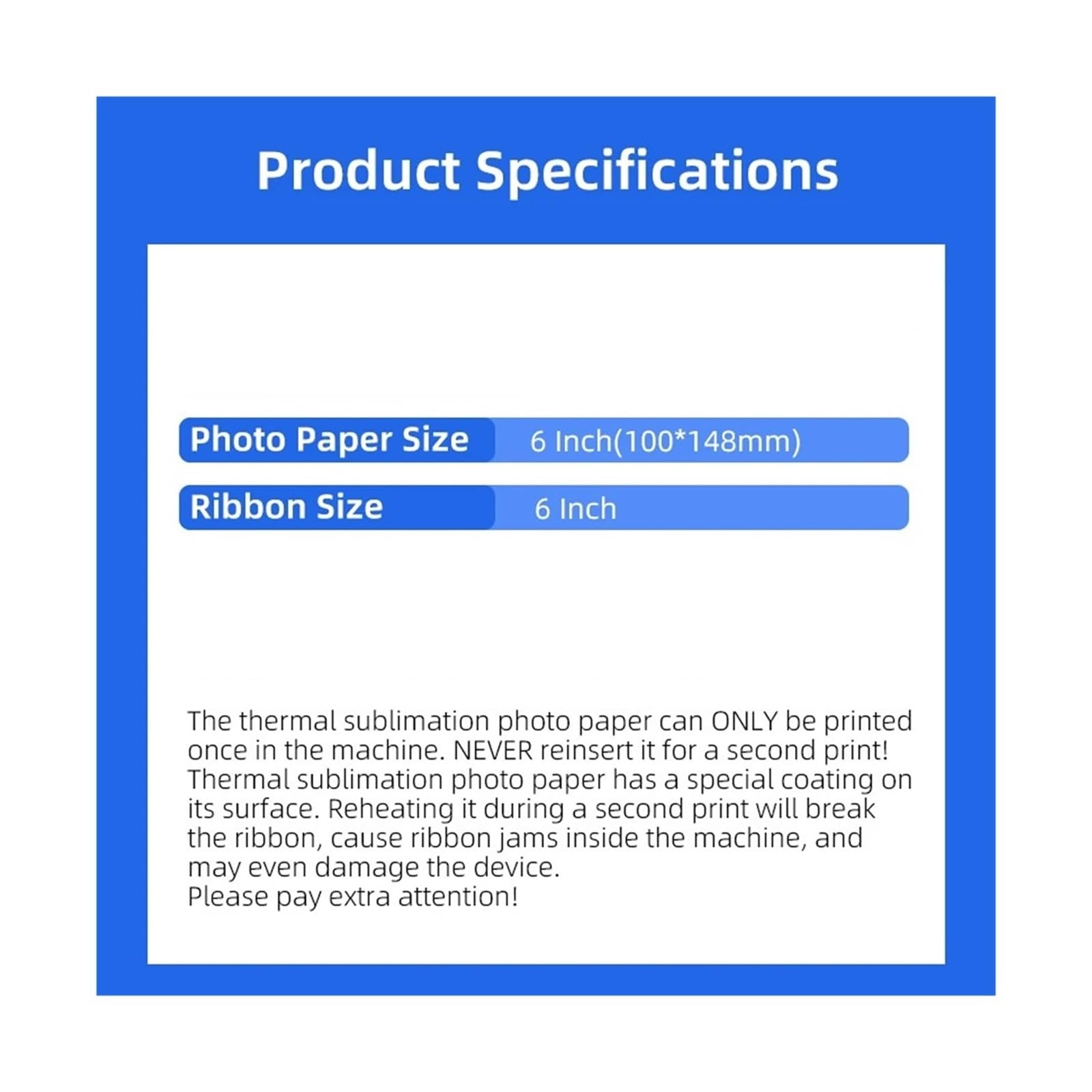 Papel Fotográfico Compatible con Xiaomi Photo Printer 1S 2 Cintas 20 Hojas | Impresión fotos, papel adhesivo, cinta carbono, reemplazo cartucho, Mi Home