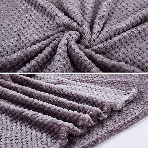 AcserGery Flauschige Hundedecke 100x120cm Super Softe Warme und Weiche Decke für Haustier Hundedecke Katzendecke (Grau)