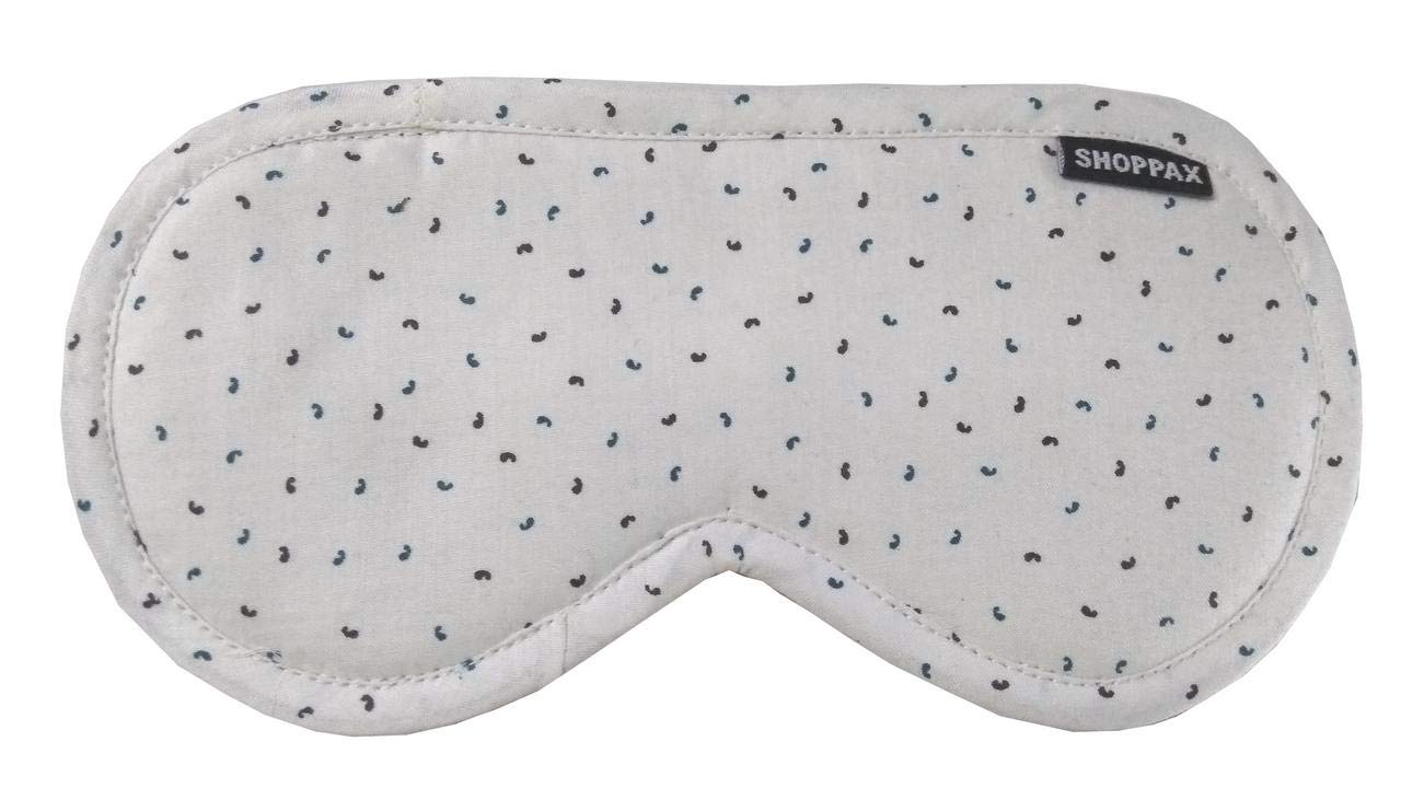 Shoppax 100% Super Soft Cotton Eye Mask Sleep Mask Super Smooth Sleep Mask and Blind Fold for Men and Women (white) (B07KXH6CDF) Amazon Price History, Amazon Price Tracker