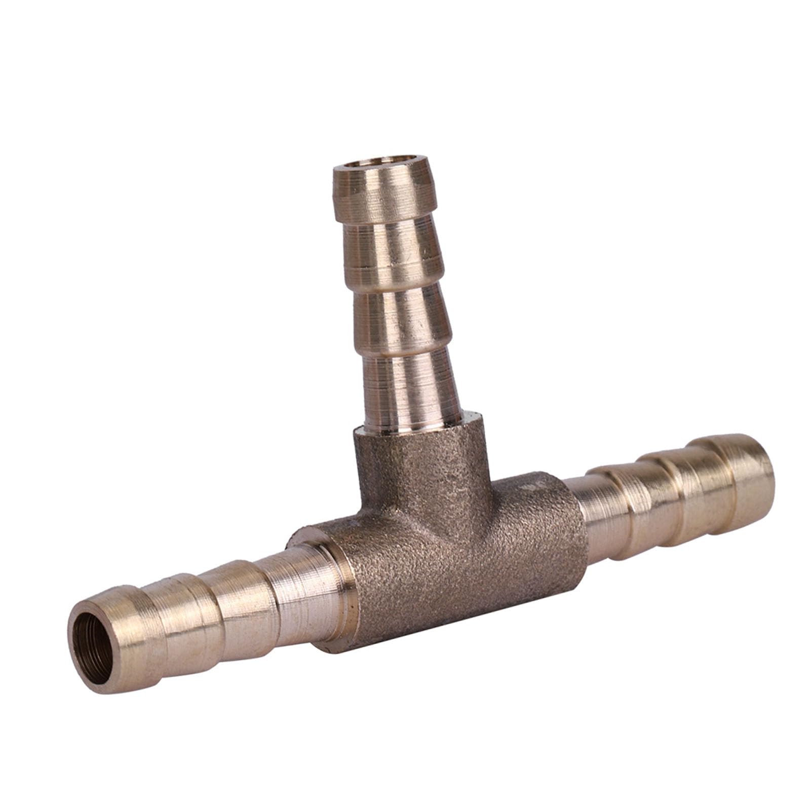 Raccordo Joiner per Tubo Flessibile Carburante in Ottone a 3 vie per Tubo Gasolio Aria Compressa (10mm