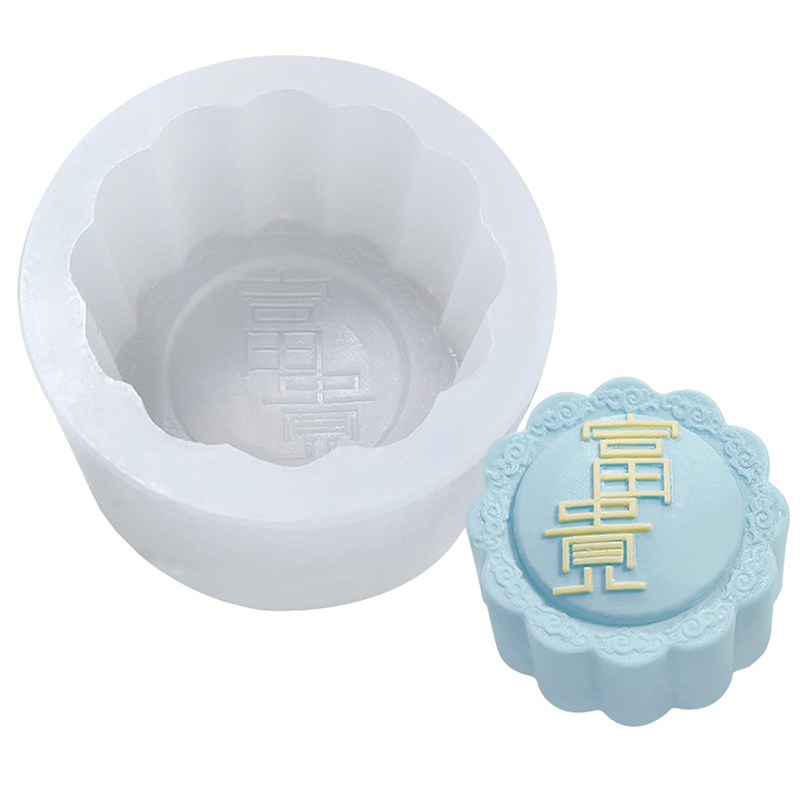 Elnwnnkc Silicone Candy Molds Cake Various Shape Dessert Molds Chocolate Cake Decorating Tool Suitable for Bakings Fondant Chocolate Tool