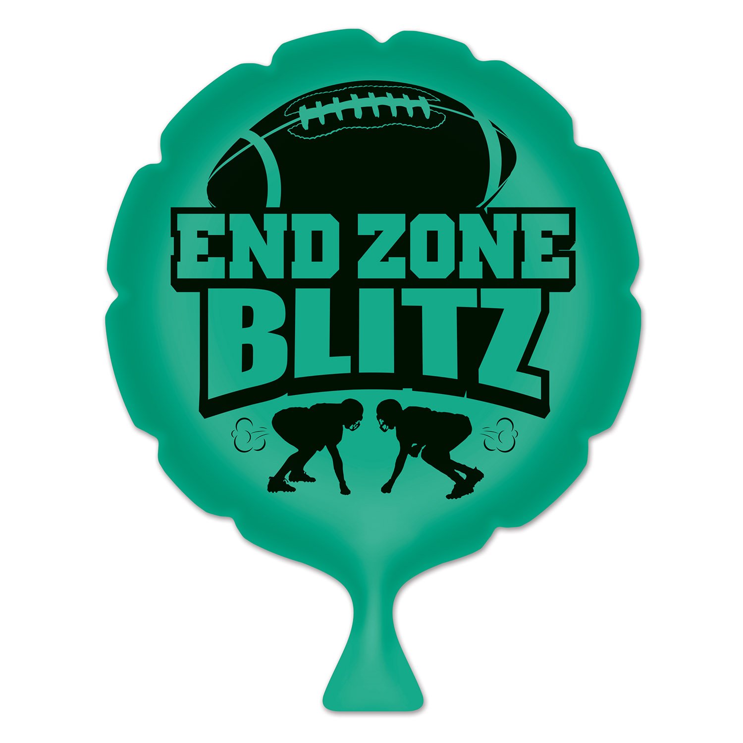 Beistle54260 End Zone Blitz Whoopee Cushion, Green/Black