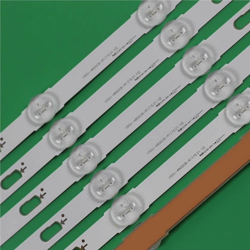 Striscia di retroilluminazione a LED adatta for Samsung V5DU-480DCA-R1 V5DU-480DCB-R1 UE48JU6400K UE48JU6740 UE48JU6742 UE48JU6745 UE48JU7500T