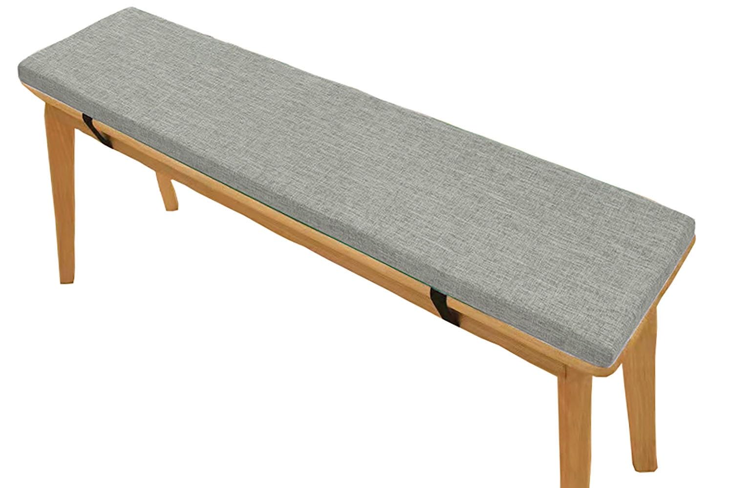 Coussin de siège imperméable 120x45x5cm déhoussable pour banc de jardin et terrasse