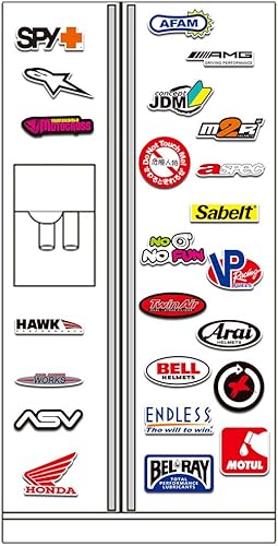 Miniatura 5 de 100 unids/pack moda Motocross motocicletas Dirt Bike Supercross Pegatinas No repetición Pegatinas vinilo Cool Skateboard Guitarra Viaje Pegatinas