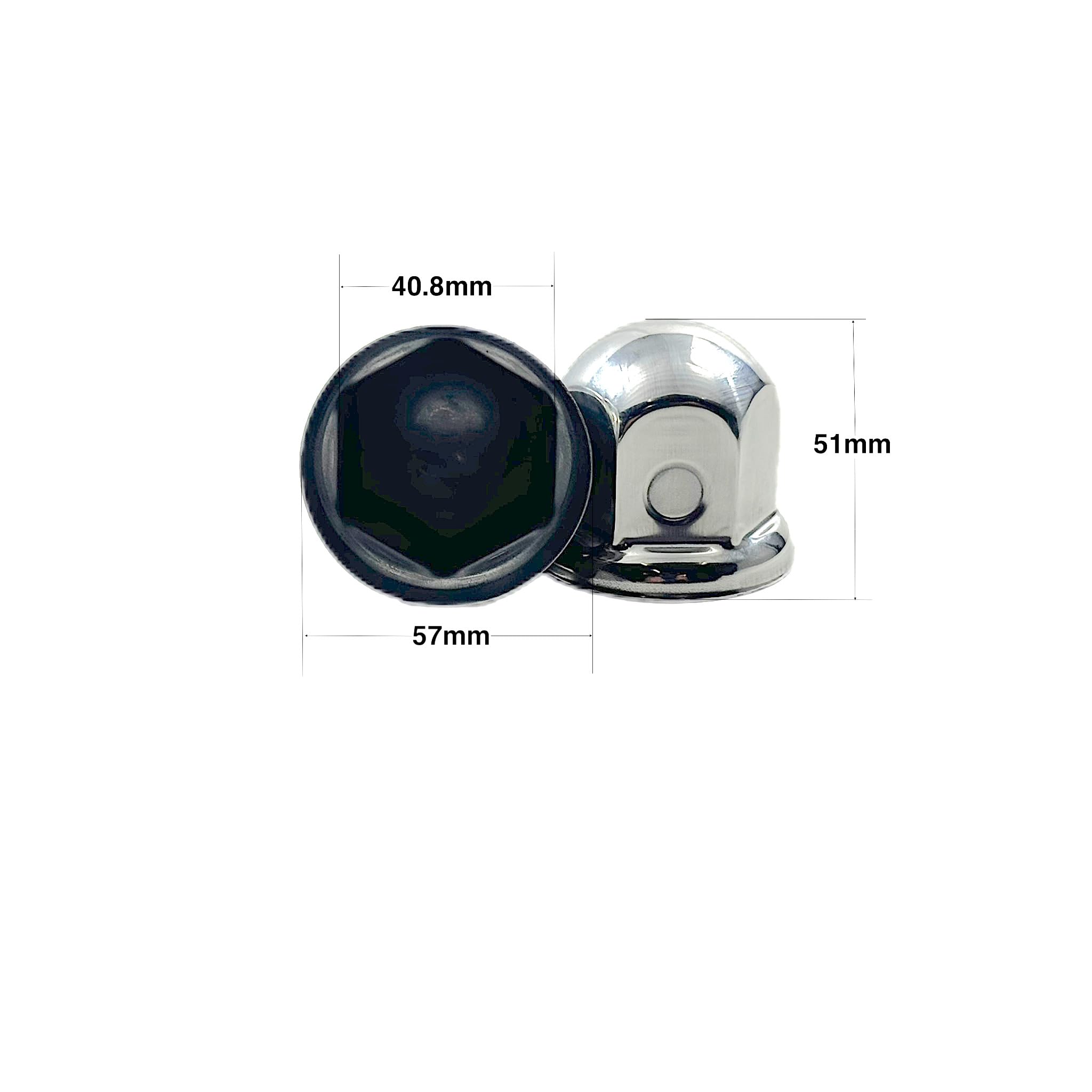 Amazon | ナットキャップ☆ステンレス鏡磨き☆JIS規格41mm ☆ロングor 