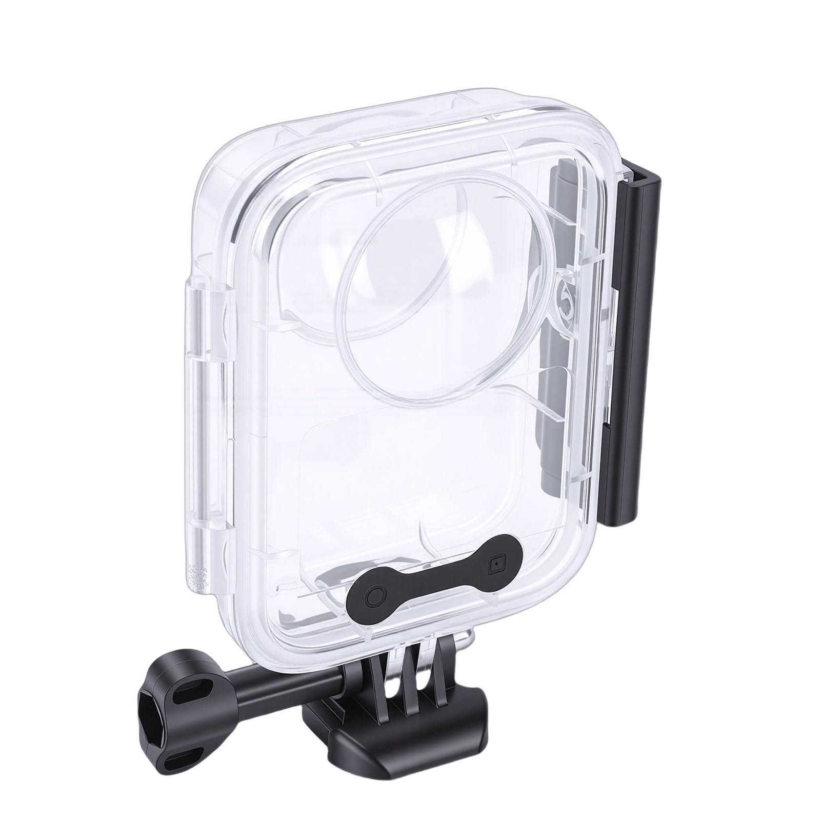 CCYLEZ Custodia Subacquea Impermeabile 360 | Custodia per Fotocamera Subacquea con profondità 45M con Staffa e Copriobiettivo per 360