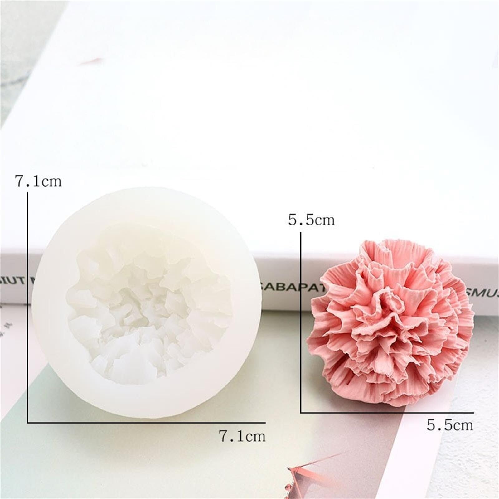 Stampo per Sapone 2 Pezzi Stampi in Silicone a Forma di Fiore for stampi for Sapone Fatti in casa Strumenti Fai da Te for Sapone per Sapone