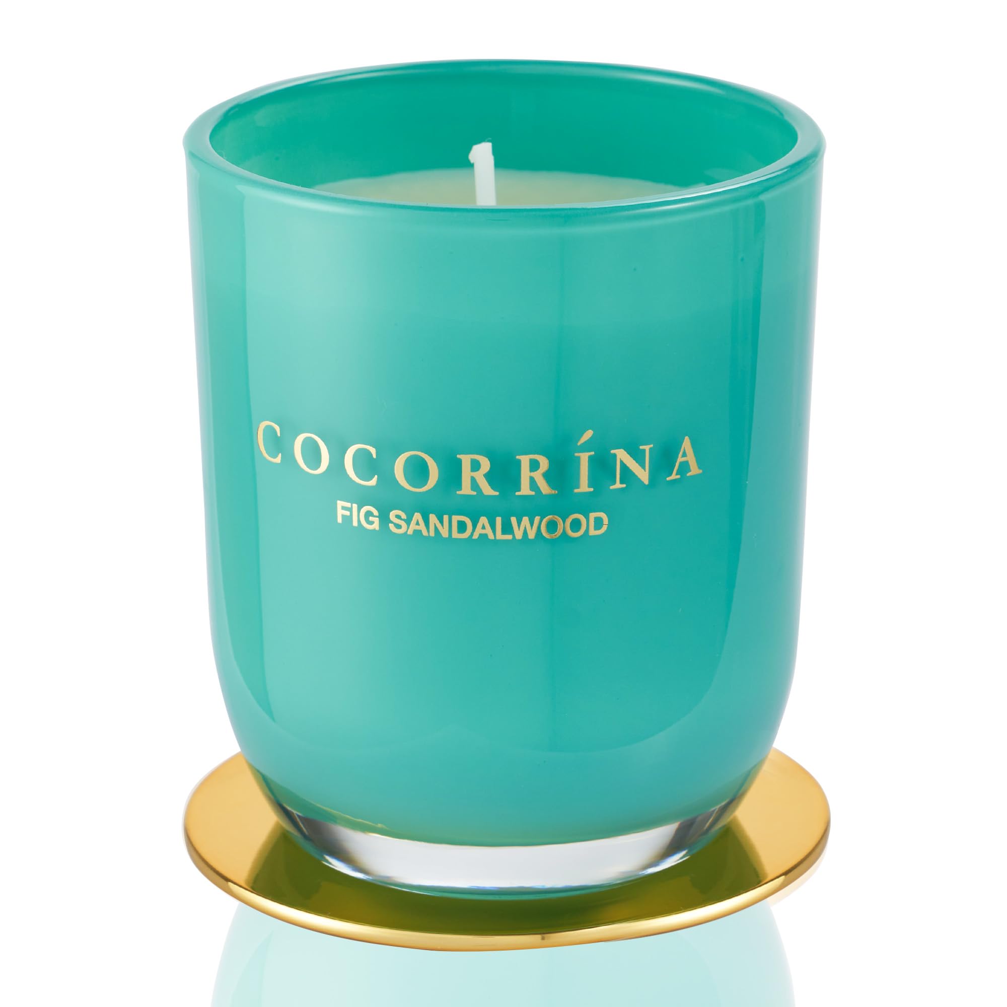 Cocorrína Candle Velas Aromáticas de Cera de Soja - Higo Sándalo, Vela de Cera Natural para el Hogar, duración hasta 22 horas, 180g Velas Perfumada