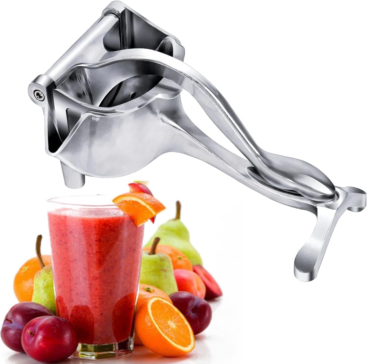 Sprqcart Manual Hand Press Fruit Juicer Heavy Quality Metal Aluminum alloy Juicer with Detachable Lever and Removable (Silver Color) (B0BRBBZMRM) Amazon Price History, Amazon Price Tracker