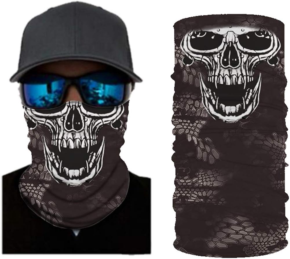 GLUDEAR USA Flag Print Seamless Bandana Rave Headband Headwear Balaclava Head Wrap Scarf Neck