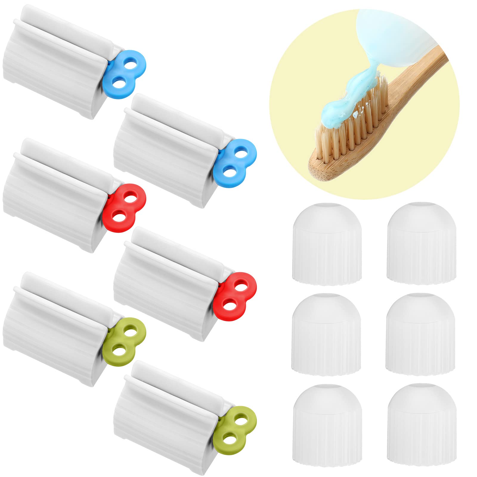 Buy 12 Packs Self Closing Toothpaste Caps Toothpaste Topper Toothpaste