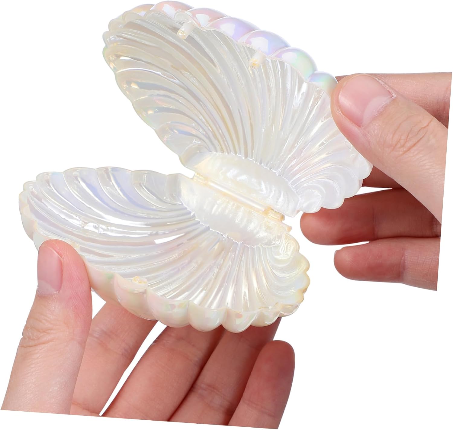 Luxshiny 30pcs Mini Seashell Candy Boxes Decorative Favor Containers for Parties Weddings Anniversaries and Special Occasions for Storing Candies and Jewelry