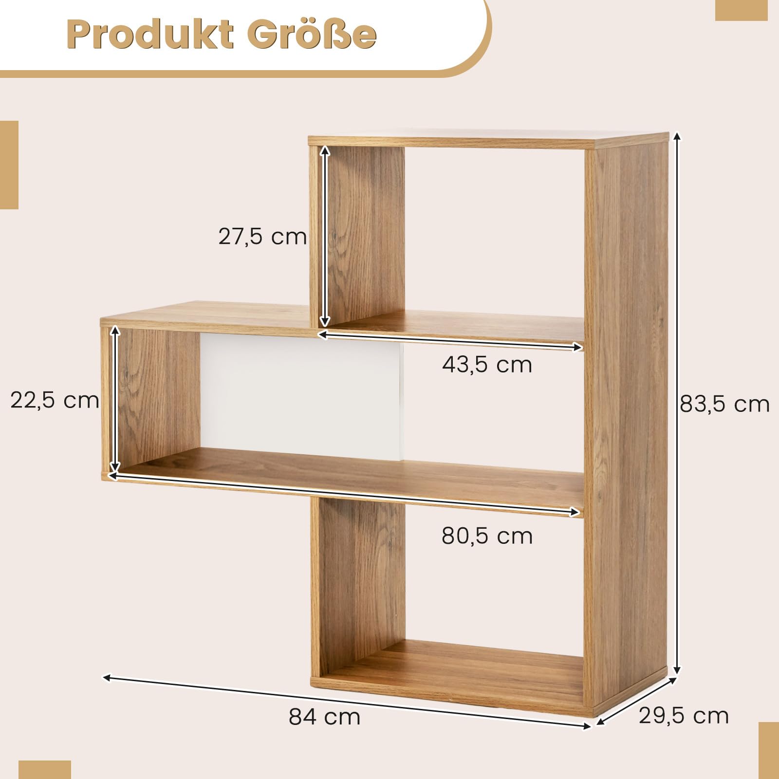 COSTWAY Boekenkast met 9 vakken, staand rek, ruimteverdeler, geometrisch, multifunctioneel rek, hout, vrijstaand opbergrek met kantelbeveiliging, voor kantoor, woonkamer, 120 cm, zwart COSTWAY Boekenkast met 9 vakken, staand rek, ruimteverdeler, geometrisch, multifunctioneel rek, hout, vrijstaand opbergrek met kantelbeveiliging, voor kantoor, woonkamer, 120 cm, zwart
