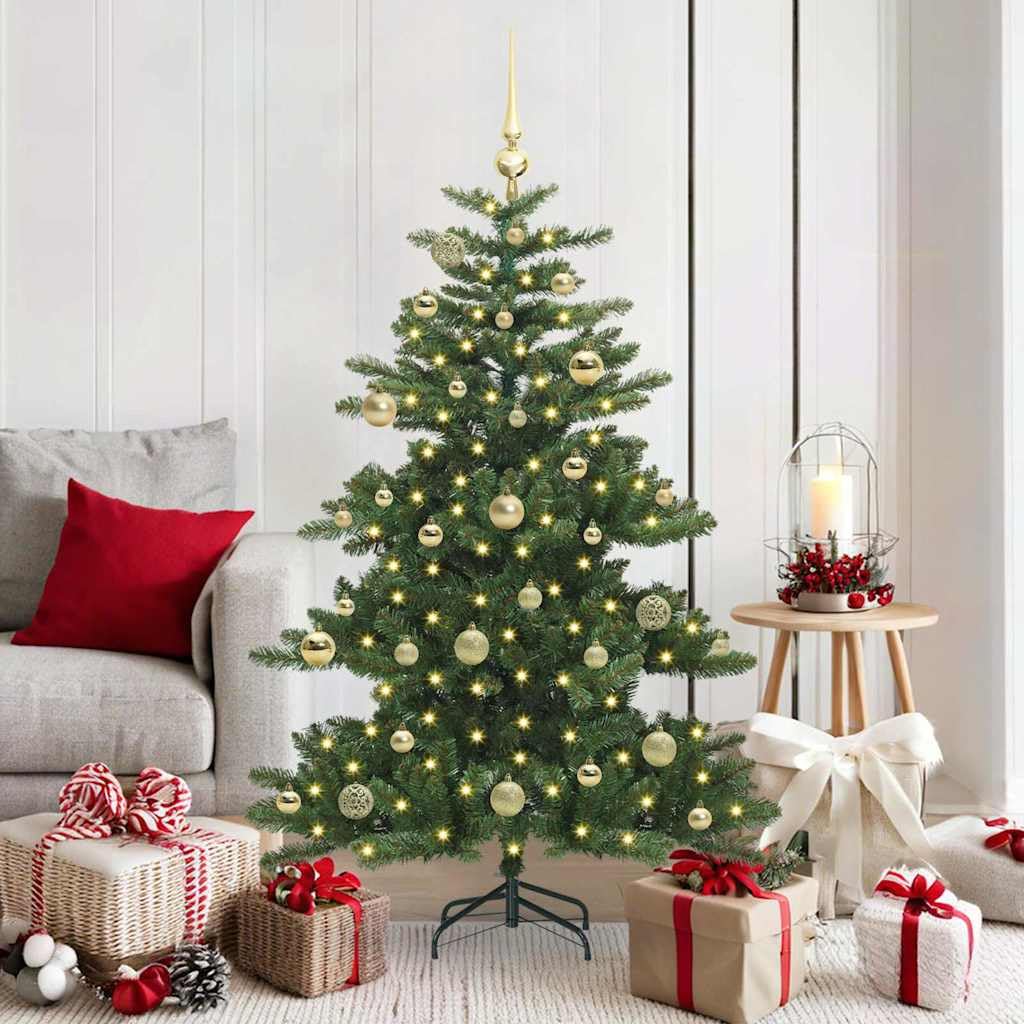 Sapin de Noël vert 150 cm pour éviter les épines avec un montage rapide articulé