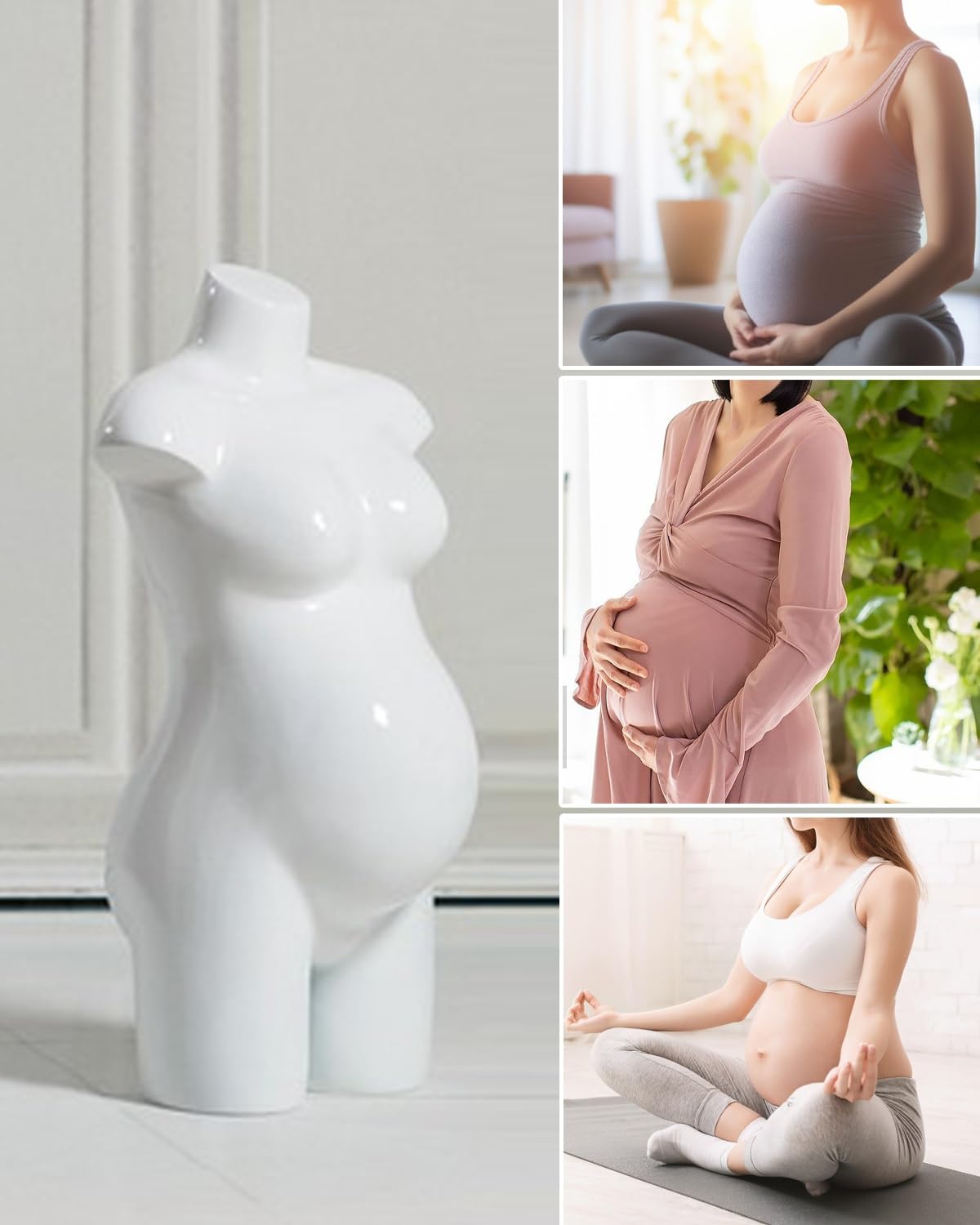 Amazon.co.jp: 女性マタニティマネキントルソー、写真撮影/カウンター 