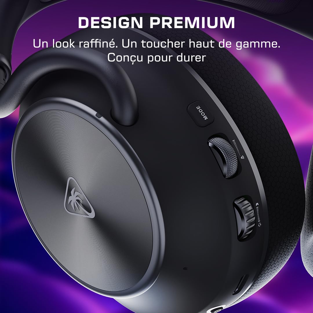 Turtle Beach Stealth Pro II Noir Casque Gaming sans Fil pour Xbox Series X & S, PS5 et PC avec Audio sans Fil Hi-Res certifié, Son Spatial Dolby Atmos, Isolation Acoustique Active et CrossPlay 2.0