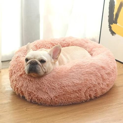 Geizire Dog Bed For Small And Medium Dogs, Cat Beds For Indoor Cats, Round Donut Washable Calming Cat Bed, Soft Fluffy Warm And Cozy Anti Anxiety Cuddler Joint-Relief Dog Bed #TOP1