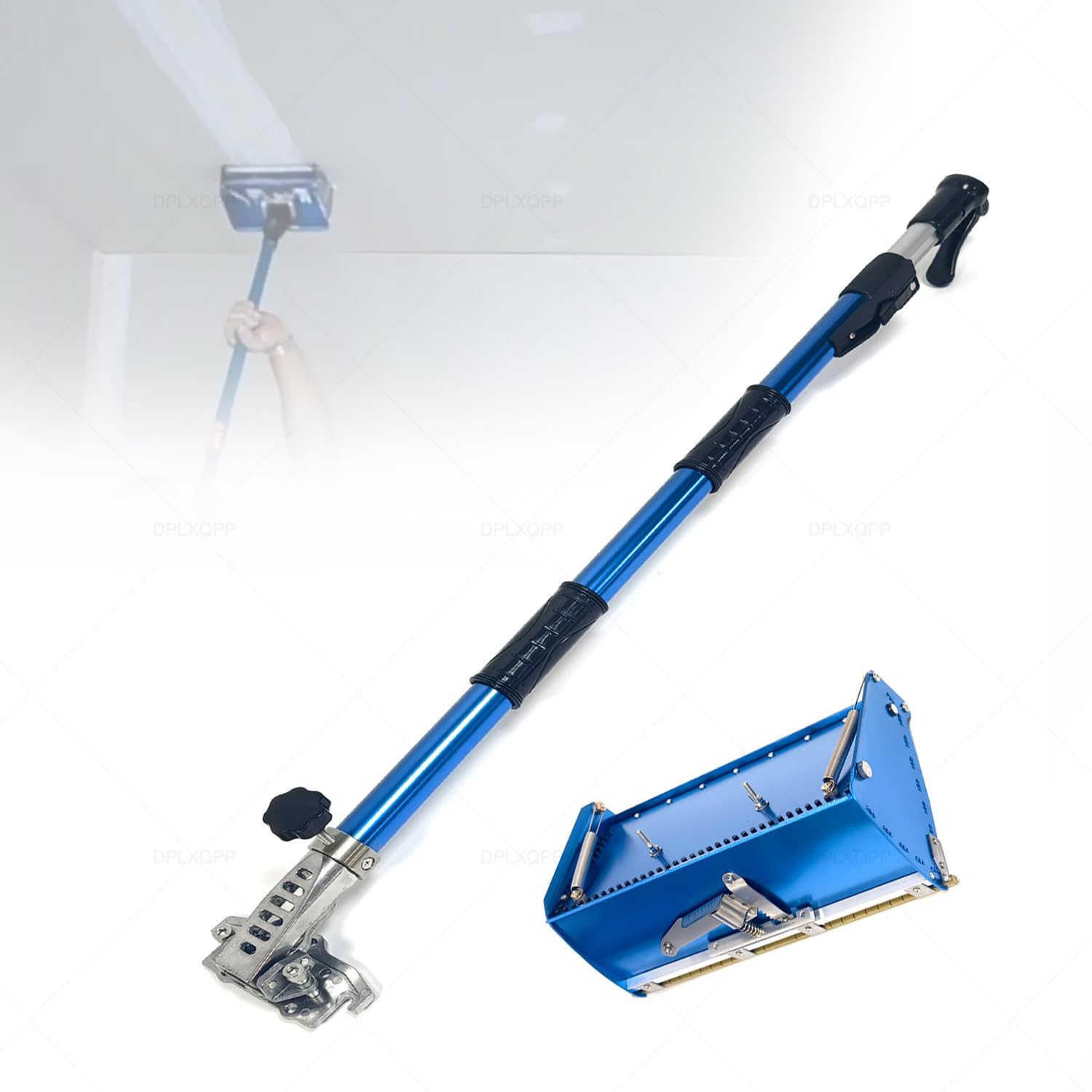 Set di strumenti professionali per la finitura del muro a secco, con manico regolabile per intonacatura liscia e lavori decorativi