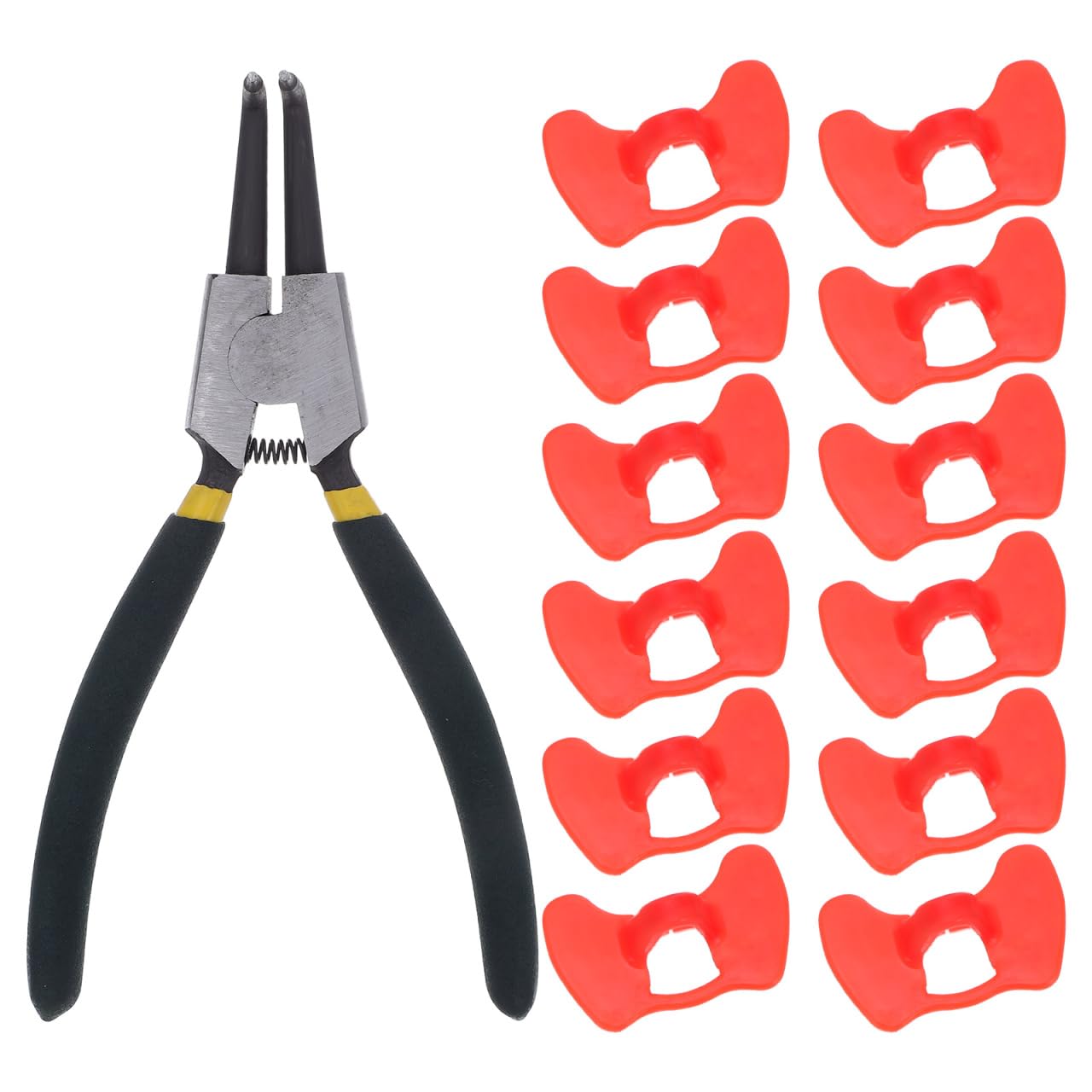 Happyyami Lunettes Anti-Picage pour Poules Outils De Contrôle De Picage De Poulet en Plastique avec Protection Oculaire Pratique pour Volaille Domestique