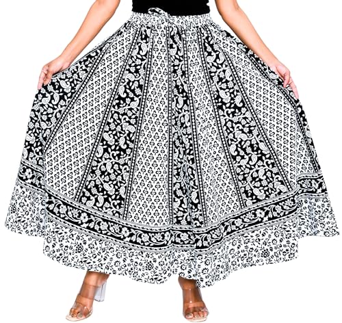Image of Premium Cotton Skirt for Women with Pocket, Free Size