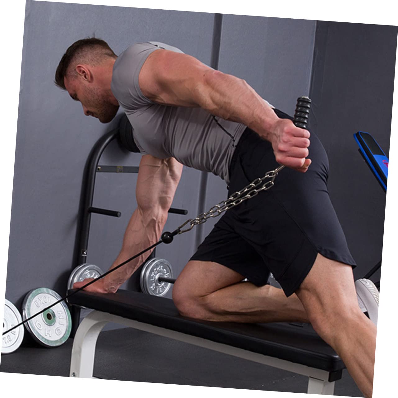 Accessoire Pour Machine à Câbles Avec Poignées Ergonomiques Améliorées