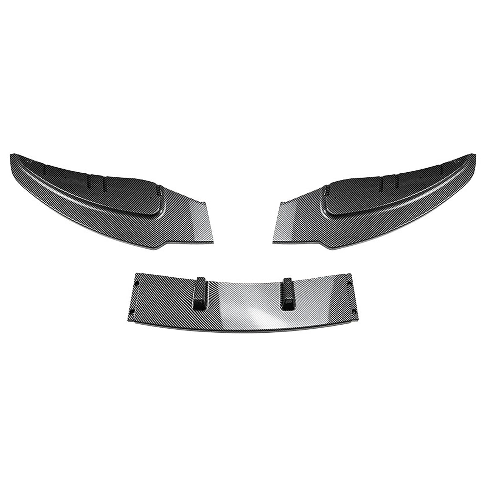Kompatybilny z BMW serii 1 E81 E82 E87 E88 LCI 2008-2011 Standard Edition, przedni spojler, zestaw do stylizacji samochodu, akcesoria zewnętrzne, wygląd włókna węglowego