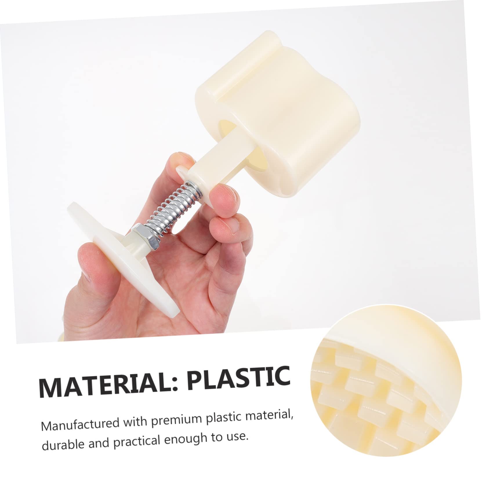4 Sätze Mondkuchenform Backform Mit Handpresse Käsekuchenform -formpresse Stempel Zum Backen Von Keksen Kuchen-fondant- Keksausstecherform Kekspresse Weiß Plastik Amosfun
