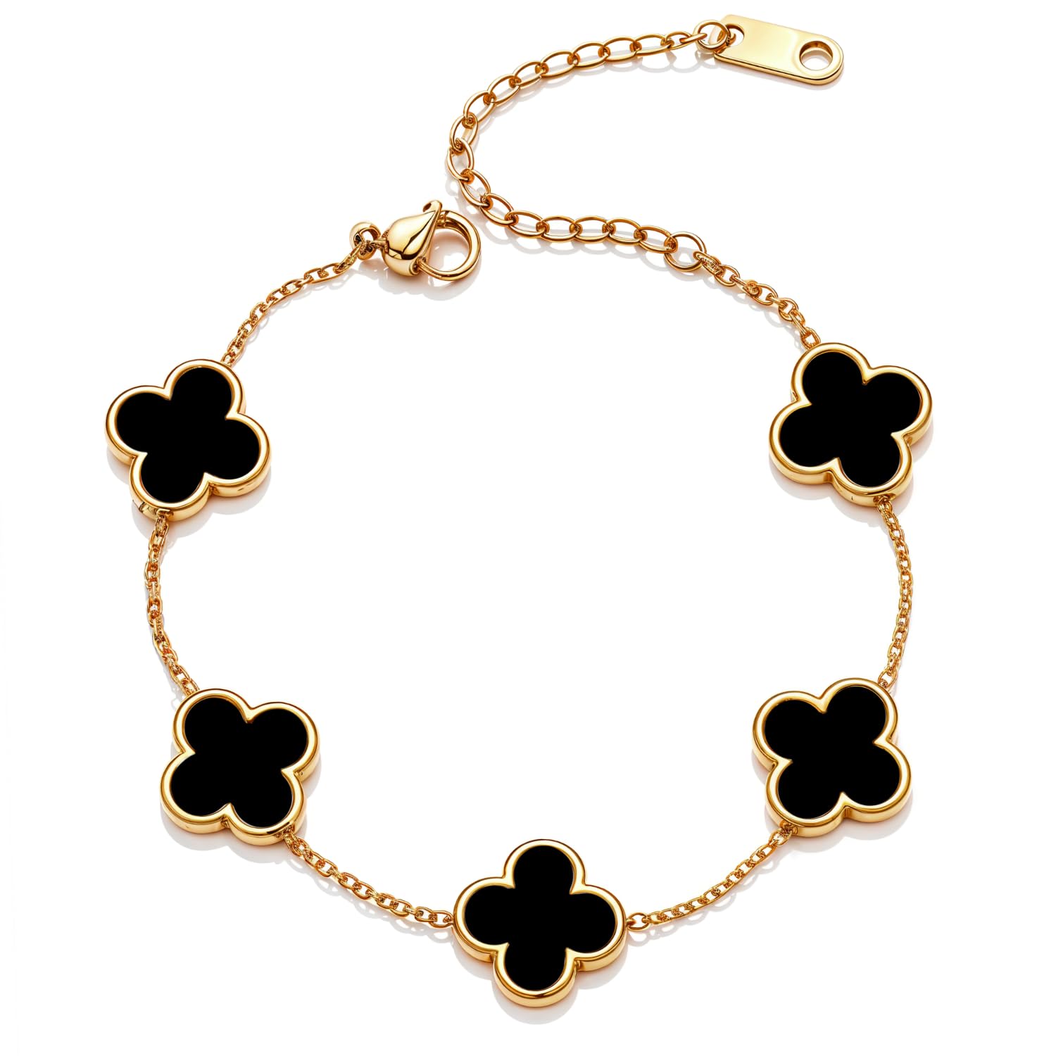 HighSparkClover Bracelets for Women | Designer Four Leaf Bracelets for Women | Lovely Gift