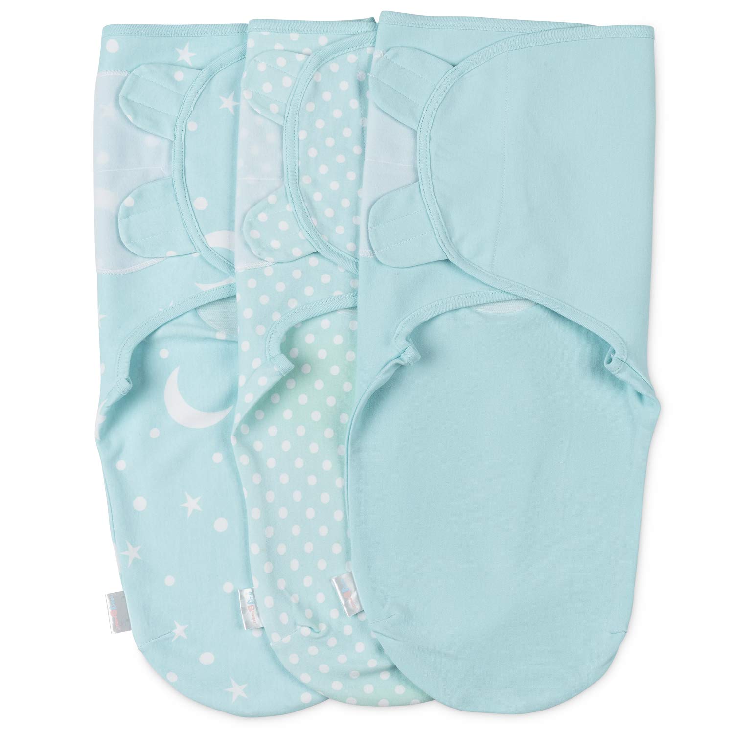 Juicy Bumbles Pucksack Baby 3-6 Monate - 3er Set Pucktuch 0-3 Monate - Babydecke Baumwolle 100% - Unerlässliche Baby Erstausstattung als Baby Decke Neugeborenen Mädchen und Jungen