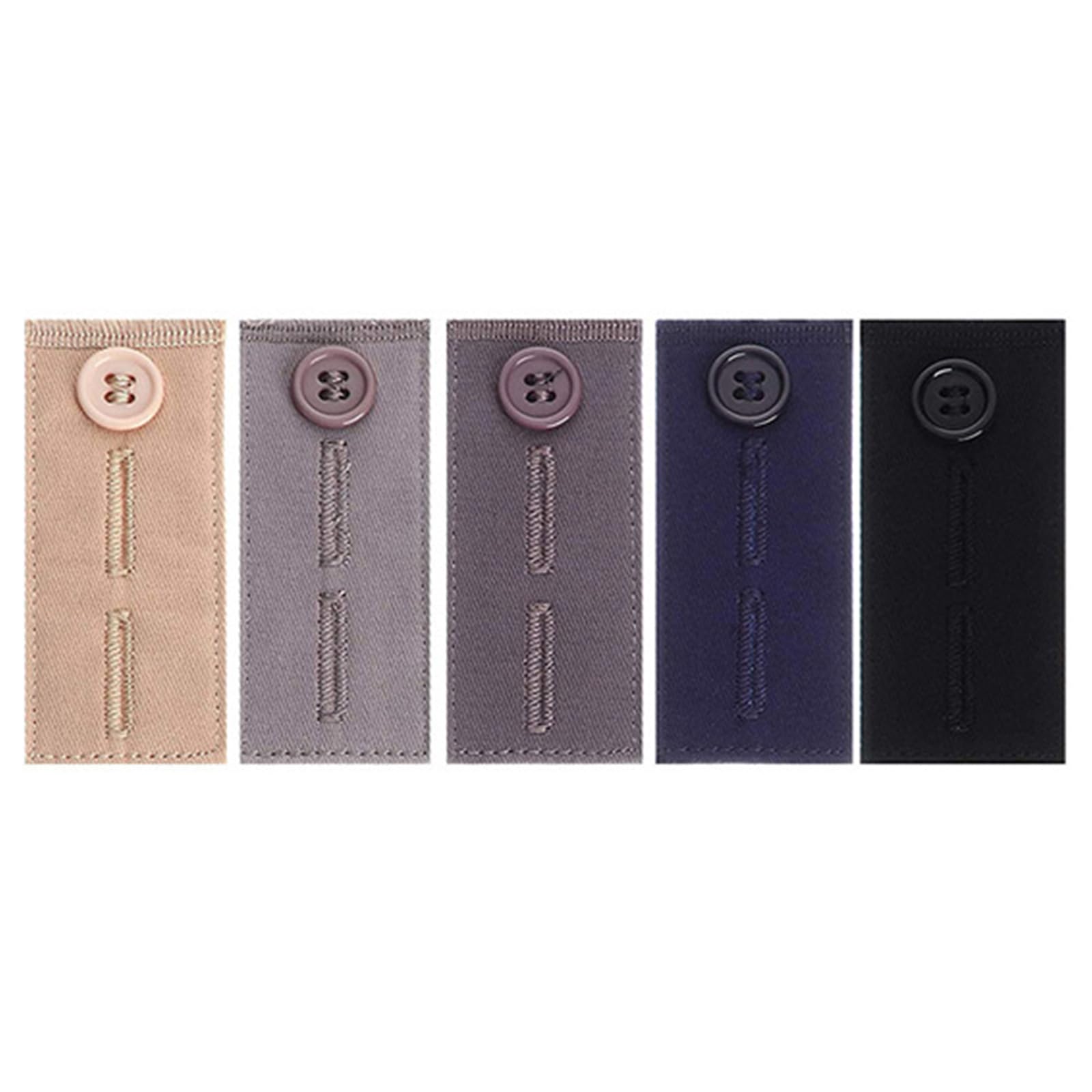 Kaeltsyn 5Pcs Adjustable Waistband Extenders Trousers Extension Button Waist Adjusters Adjustable Waist Button