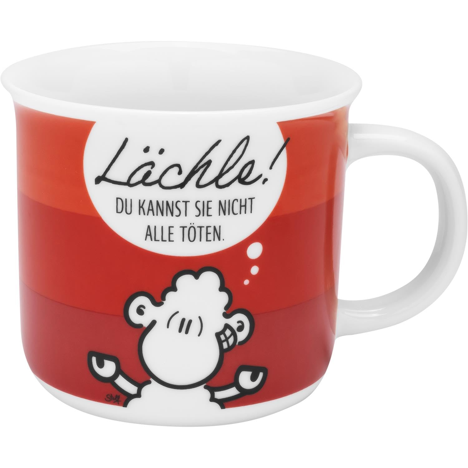 Sheepworld Mug with Smile Motif | Favourite Mug in Gift Box, Porcelain, 38 cl, Mug with Saying | Gift, Birthday, Funny Gift | 48933
