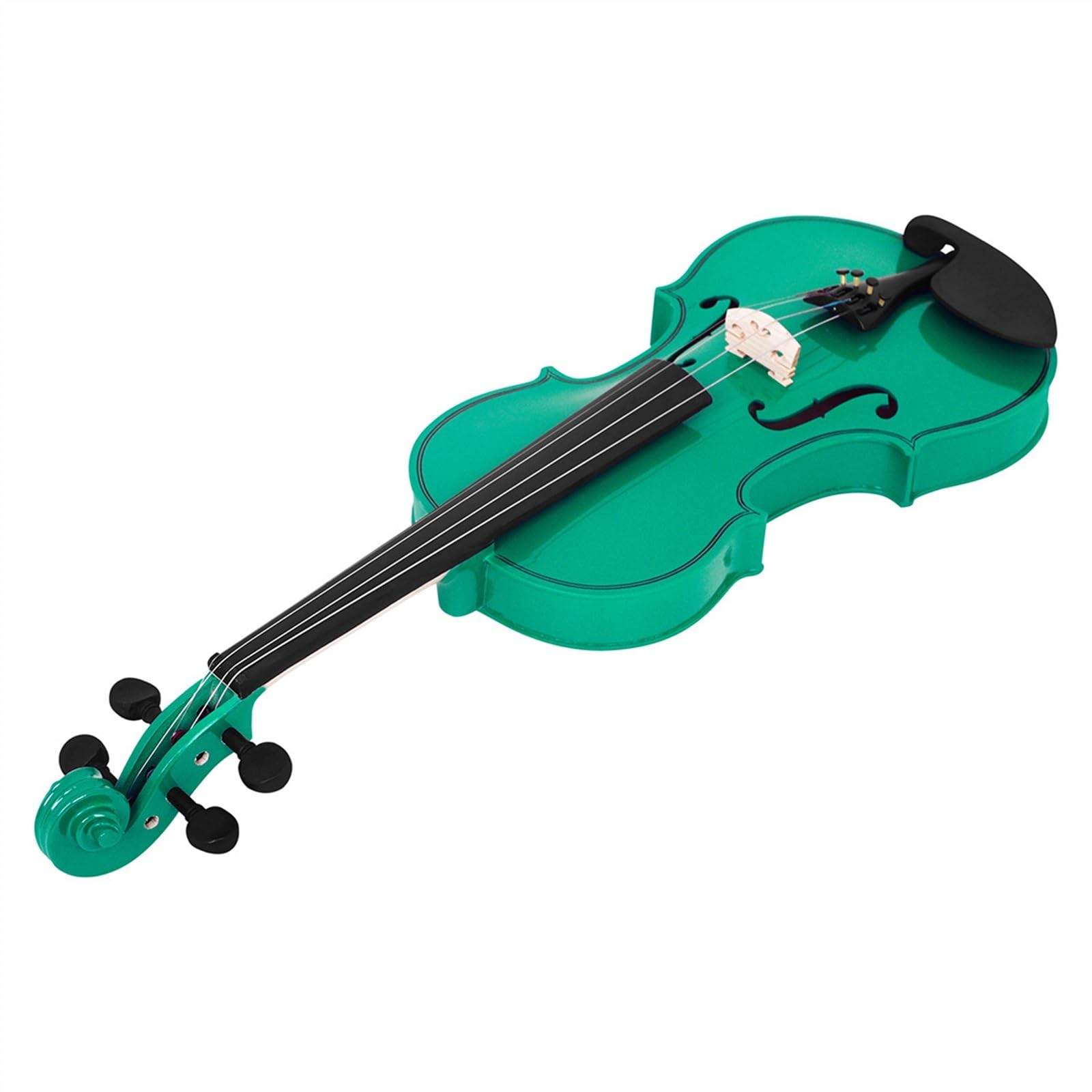 violino per principianti 4/4 Verde Popolare Violino Per Principianti Pratica Adulto Che Suona Violino Violino In Legno Massello