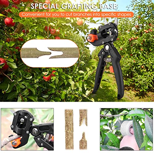 2 em 1 ferramentas de enxertia de jardim podador kit máquina de enxertia enxertia alicate de corte p