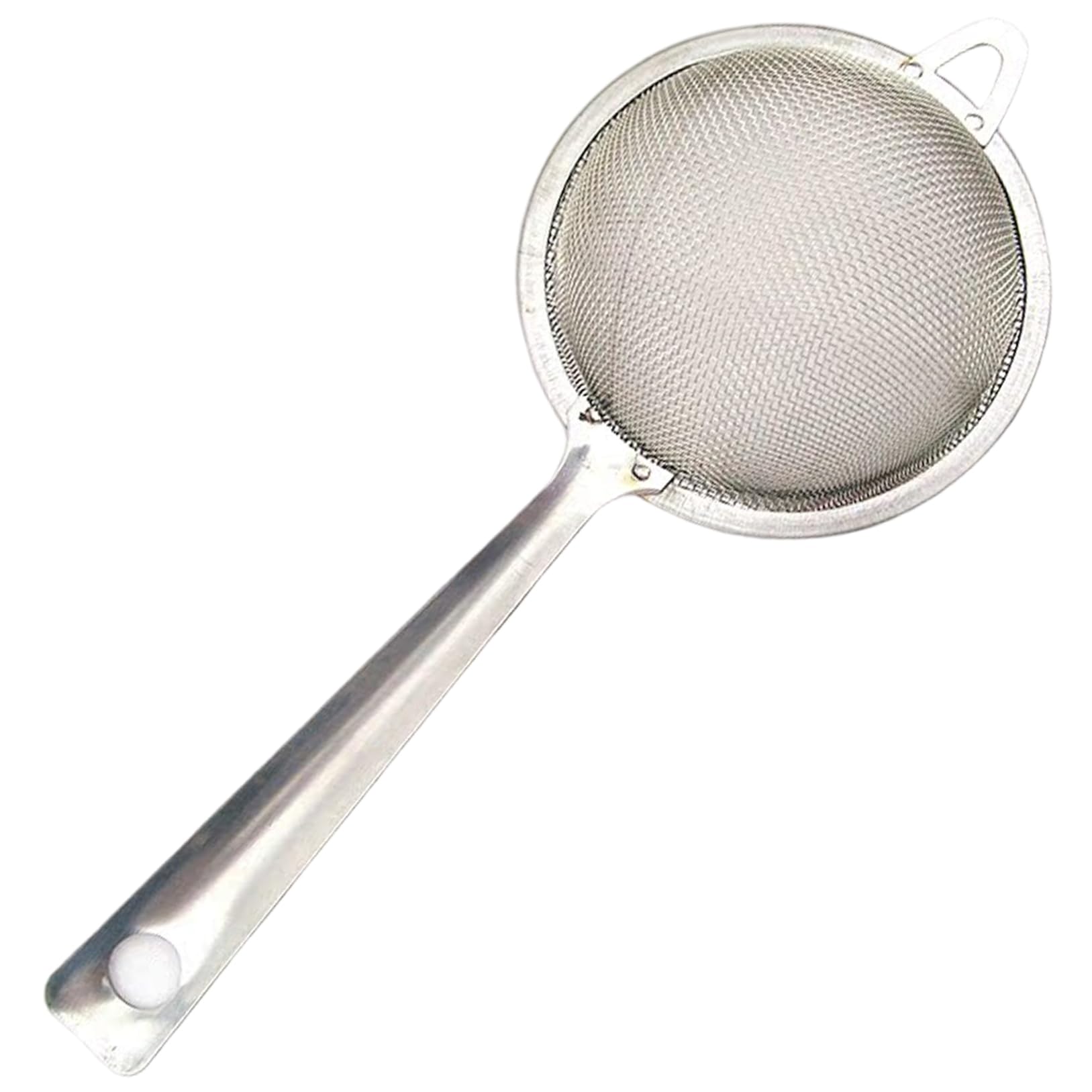 NASSMOSSE Fine Mesh Strainer, Stainless Steel Matcha Sifter with Long Handle Mesh Strainer for Food, Tea, Rice, Oil, Noodles, Fruits, Vegetable