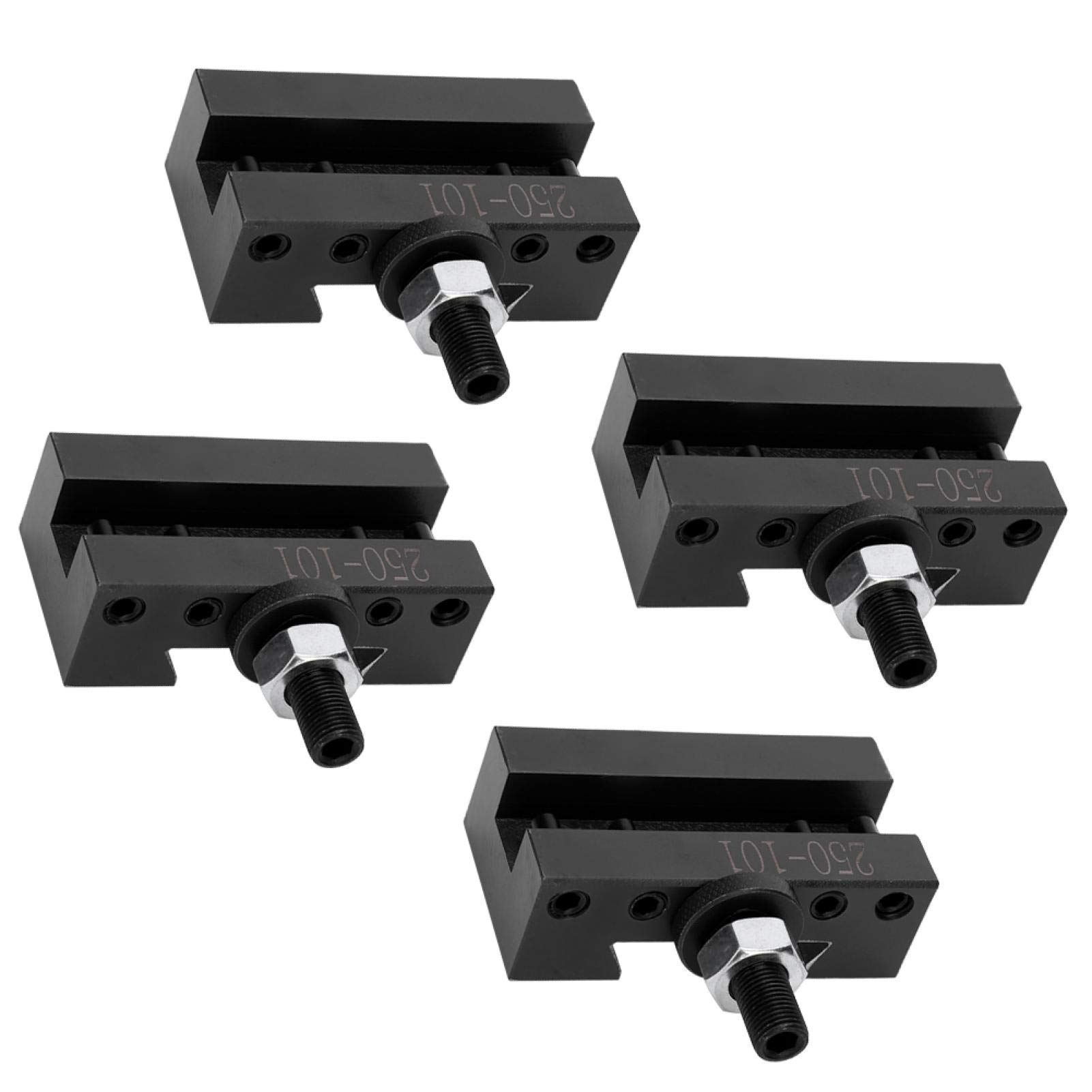 Jeanoko 4 pièces 250-101 outil d'alésage à changement rapide en acier à haute teneur en carbone outil à changement rapide post CNC accessoires d'outil de tour pour montage d'outil CNC
